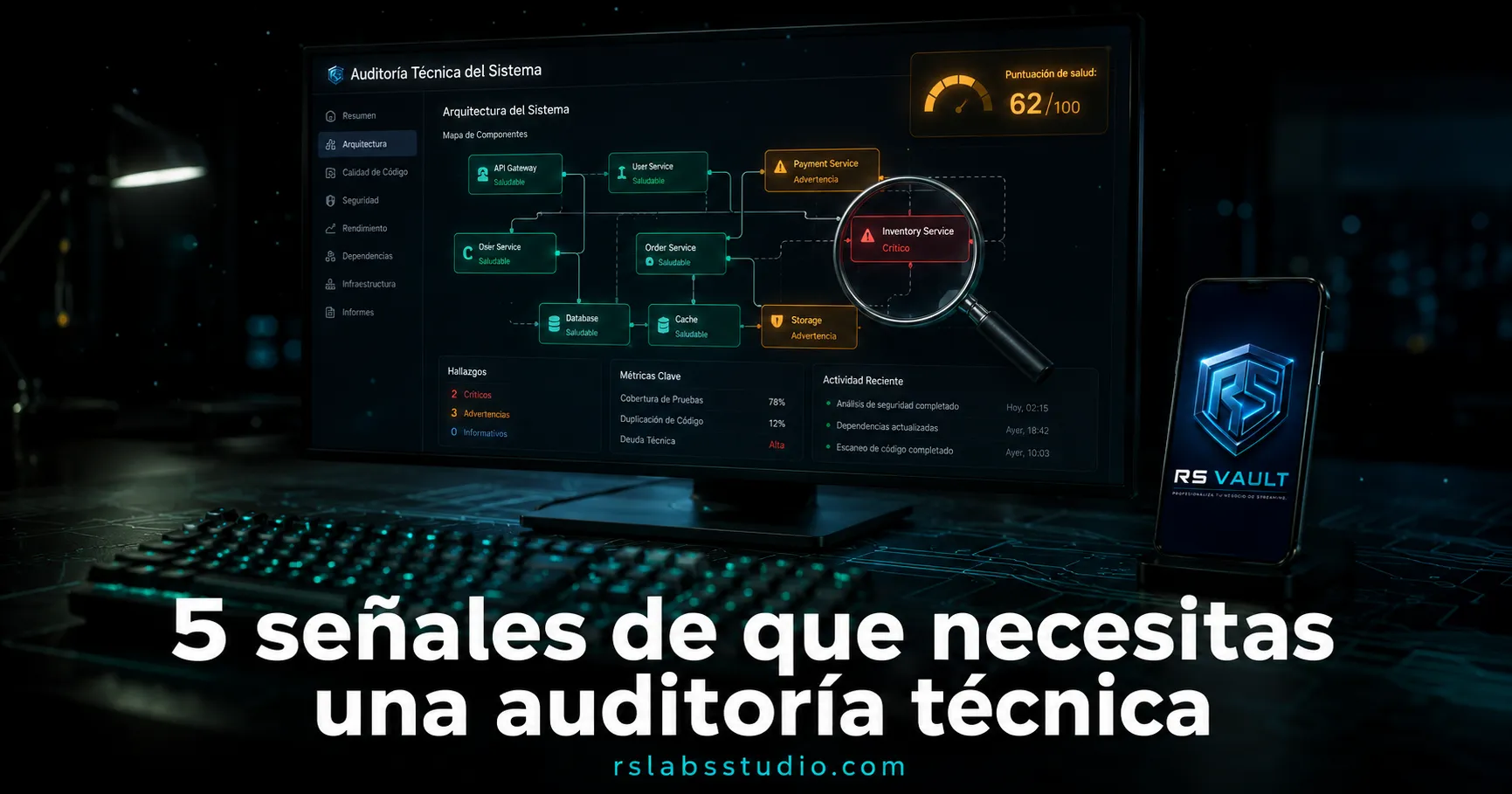 5 señales de que necesitas una auditoría técnica de tu software